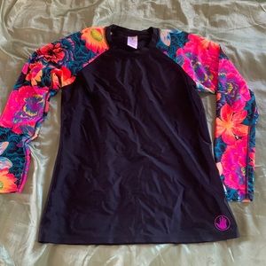 Body Glove Floral Rash Guard